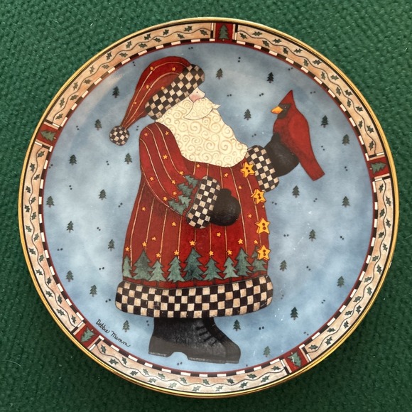 Royal Doulton Other - Royal Doulton~A Christmas Greeting~ Debbie Mumm 8" Decorative Plate #HA5282